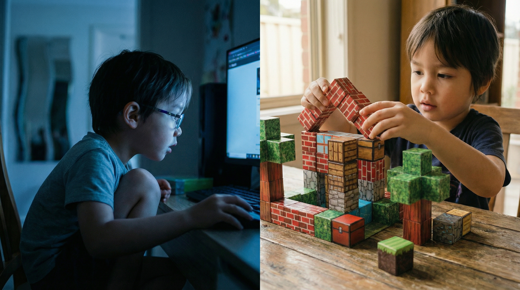 פחות מסכים. יותר יצירה.