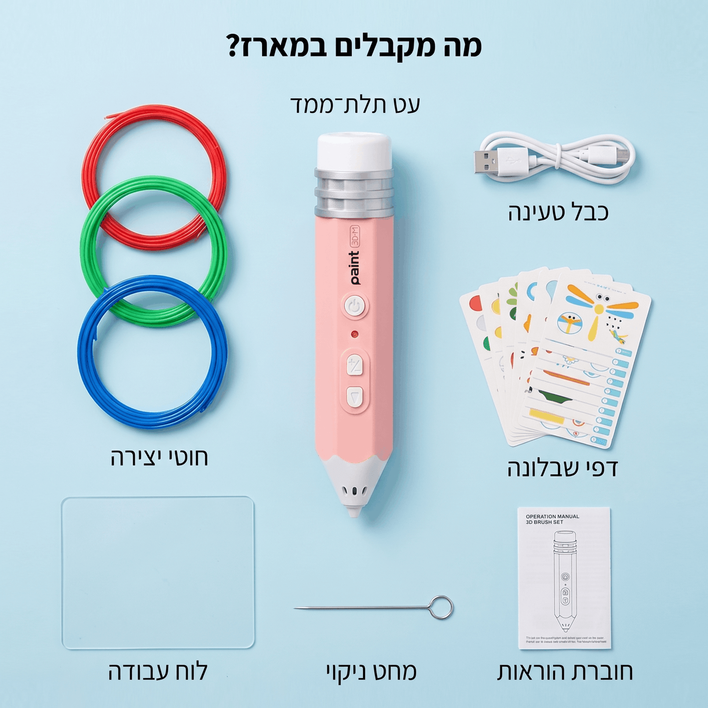 עט הפלא בתלת־מימד – נותנים חיים לדמיון