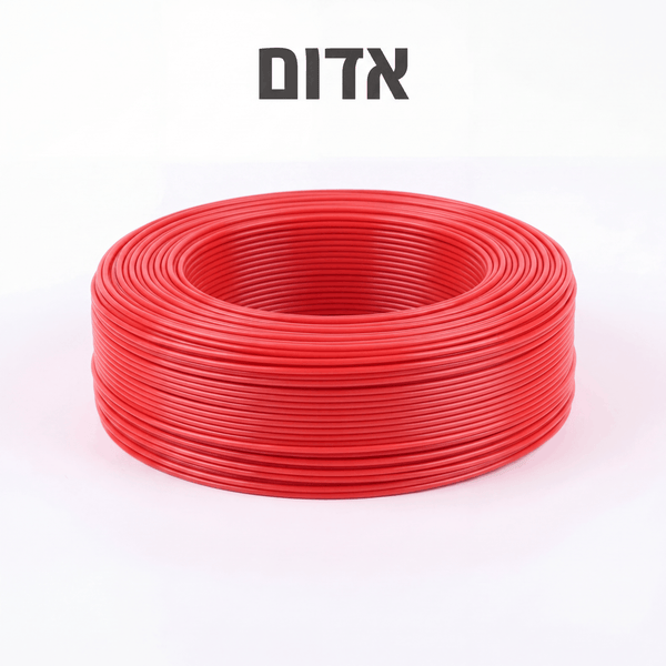 גליל חוט בצבע אדום - 10 מטר PCL